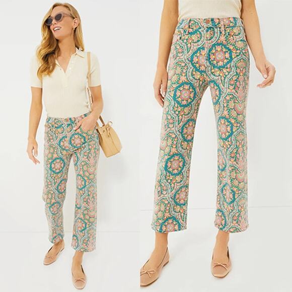 NEW Mother Rambler Zip Ankle Straight Belt Loops Jeans Multi Color Size: 27 - Picture 1 of 10